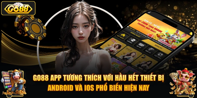 Tải GO88 – Hướng dẫn tải app GO88 iOS và Android 2026 GO88 APP tương thích với hầu hết thiết bị Android và iOS phổ biến hiện nay.