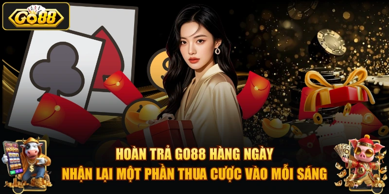 Hoàn trả GO88 hàng ngày – nhận lại một phần thua cược vào mỗi sáng.
