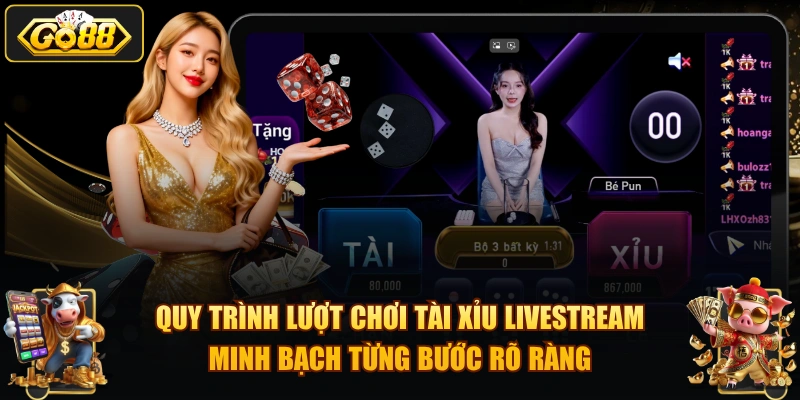 Tài Xỉu Livestream – Cược trực tiếp uy tín 2026 Quy trình lượt chơi Tài Xỉu Livestream – minh bạch từng bước rõ ràng.